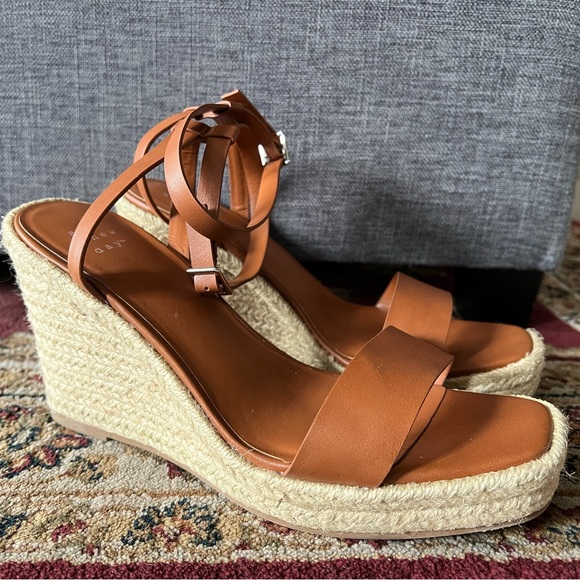 women’s tina wedges - a new day, Tan 8.5 - Picture 3 of 11